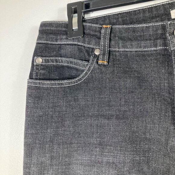Womens Eileen Fisher Stretch Jeans Vintage Black 8/33 Organic Cotton Spandex - Picture 3 of 5